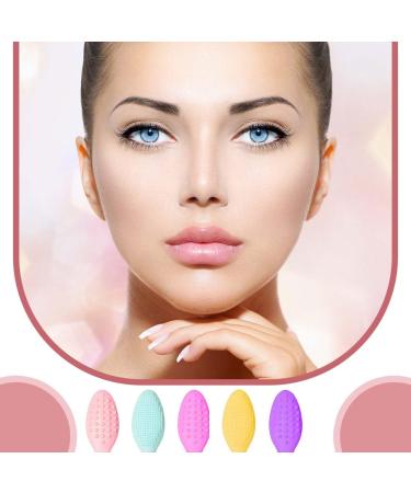 Jocxzi 5-Piece Double-Sided Lip Peeling Brush Set | Silicone Mini Cleaner for Brightening Dark Lips | Smooth Full Lip Appearance for Men & Women - Buy Online on GoSupps.com