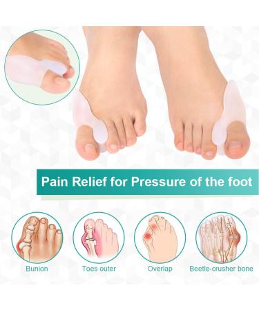Buy Toe Spreader Gel for Hallux Valgus & Hammer Toe Correction - Soft Silicone Separator for Pain Relief & Comfort - Buy Online on GoSupps.com