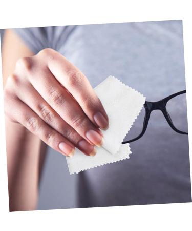 NOLITOY 8-Pcs Glasses Wipes | Reusable Eyeglass Cleaning Cloths & Lens Wipes | Fog-Free Screen Cleaners - 14.5x14cm - Buy Online on GoSupps.com