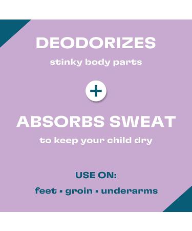 Kobi Deodorizing Body & Foot Powder for Girls - Sunset Bloom Scent - Sweat Absorbing & Chafing Prevention - Natural & Talc-Free - Kids & Teens - Buy Online on GoSupps.com
