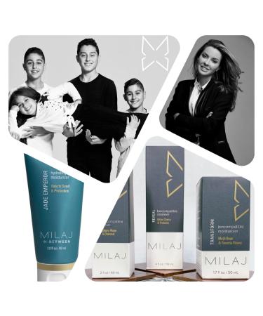 MILAJ Evolve Biocompatible Face Scrub - Charcoal & Cherry Water Exfoliator | Cleanse Pores & Even Skin Tone | 2fl oz | International Shipping Available - Buy Online on GoSupps.com