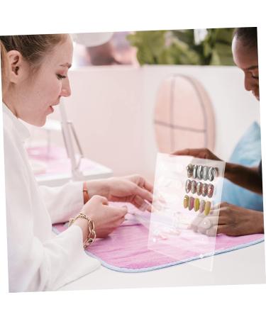 minkissy Nail Display Board Nail Tech Accessories Nail Accessories Nail Display Stand Nail Showing Holder Nail Color Display Tool Nail Color Cards Nail Work Display Rack Manicure Tool Work 20x16cm Transparent - Buy Online on GoSupps.com