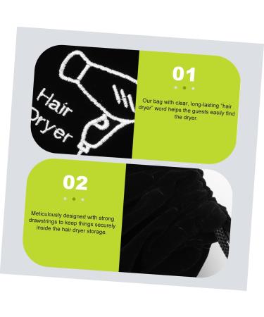 Beavorty 10 Pcs storage bag travel hairdryer barber drawstring bag Hair Dryer Supplies Straightener household - Buy Online on GoSupps.com