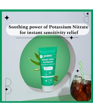 Per.Fora Dream Sensitive - 75 Grams (Pack of 1) | Instant Sensitivity Relief for Kids & Adults | SLS Free & No Artificial Sweeteners | Made Safe Certified | Vegan Friendly Gel Toot.hpaste - Buy Online on GoSupps.com