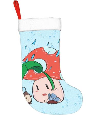 YYHHAOFA Sunflower Seeds and Mushroom Prints Christmas Decorative Stockings : Soft Light and Tactile Suitable for Christmas Halloween - Buy Online on GoSupps.com