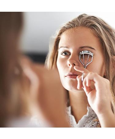 ZHIOPRO Eyelash Curler Stainless Steel Eye Lashes Curlers Professional Lash Curler with Silicone Pad Makeup Accessory for Women and Girls - Buy Online on GoSupps.com