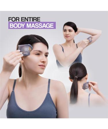GESS Gua Sha Natural Stone Agate Unique Shape Face Stone for Face Yoga Guasha Stone Double Chin Remover Face Massager Against Wrinkles Lymphatic Drainage Face Face Sculptor - Buy Online on GoSupps.com