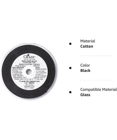 Clover Quick Fusible Bias Tape 1/4-Inch Wide, 11-Yard - Black - Buy Online on GoSupps.com