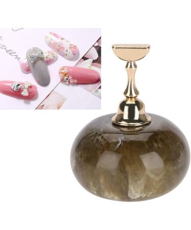 Nail Stand For Press Ons Nail Practice Stand Nail Holder For Painting Nails Magnetic Golden Base Nail Tips Holders Fingernail Display Stands For DIY Nail Art Practicing Manicure - Buy Online on GoSupps.com