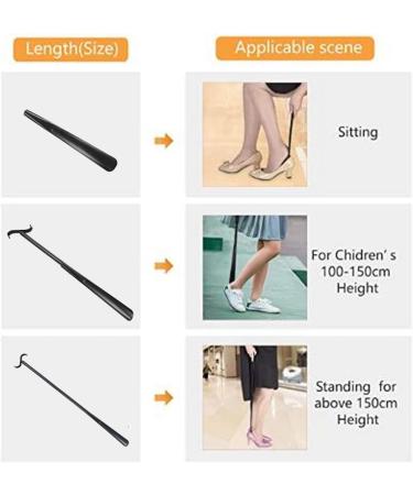 Removable Dressing Stick & Shoe Horn | Portable Aids for Easy Shoe & Sock Wear - 31x10x3 - Buy Online on GoSupps.com
