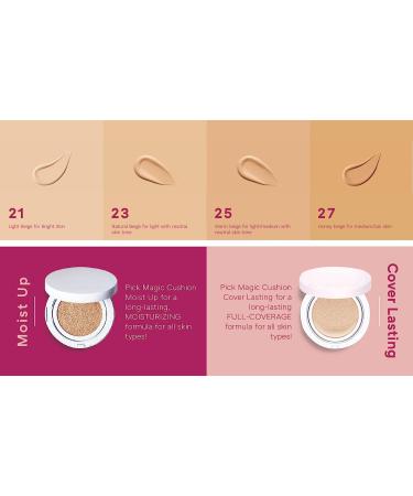 MISSHA Magic Cushion Foundation Honey beige for medium tan skin for All Skin Types - No.27 - 0.52 Oz - Buy Online on GoSupps.com