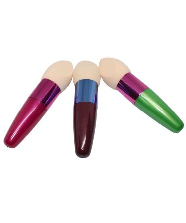 Buy Scala Foundation Makeup Sponge Eco Blender Set - 3pcs Green Rose & Brown | Best Beauty Cosmetics Egg Puff For Flawless Makeup - Buy Online on GoSupps.com