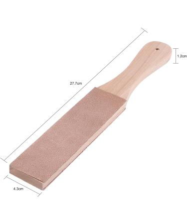 Vintage Razor & Sharpener Set | Double-Sided Leather Polishing Knife Sharpener with Handles - Premium Quality for Perfect Shaving - Buy Online on GoSupps.com