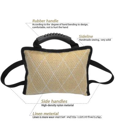 Bite Sleeve Guard Dog Training Bite Training Bite Pillow Dog Training Equipment for Young Dog Fit Both Arms Dog Collars Bite Protection Sleeve Universal Strengthened for Dog Training Handmade of Jute - Buy Online on GoSupps.com
