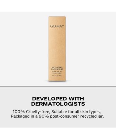 GO MAY Anti-Aging Face Serum - Collagen Boosting Formula for All Skin Types | 1 FL.OZ | Youthful Glow & Radiant Skin - Buy Online on GoSupps.com