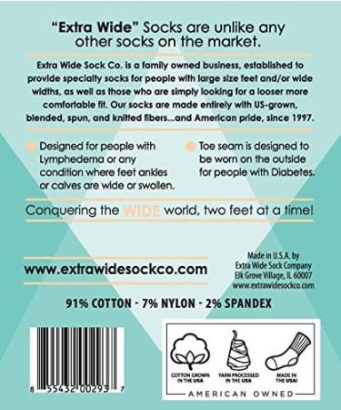Bariatric Lymphedema Calf Sock - 30 Inch Stretch - Black - Buy Online on GoSupps.com