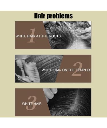 Instantly Hairline Shadow Hairline Powder Quick Cover Grey Hair Root Concealer Eyebrows & Beard Line Root Cover Up Hairline Shadow Powder For Thinning Hair Windproof&Sweatproof Dark Brown - Buy Online on GoSupps.com