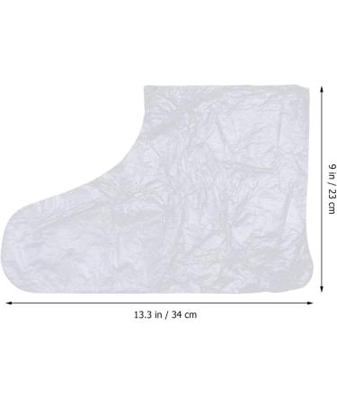 Exceart 200pcs Clear Plastic Disposable Booties for Paraffin Bath - Foot Spa Wax Treatment Covers - Buy Online on GoSupps.com