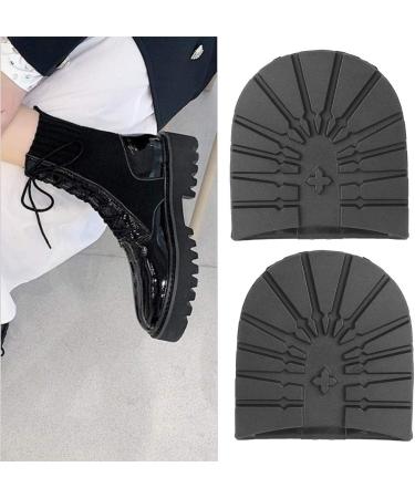 Non-Slip Shoe Pads - Flexible Rubber Replacement Soles & Heel Protectors for Shoe Repair (Black) | International Shipping Available - Buy Online on GoSupps.com