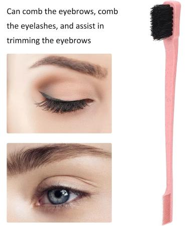 Eyelash Comb Multipurpose Universal Brow Brush Ergonomic Design for Beauty Salon for Hairdressing Shop for Home(red) - Buy Online on GoSupps.com