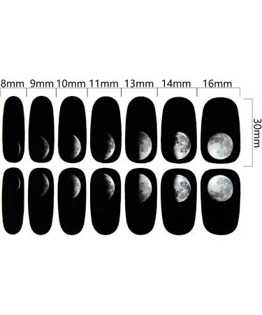 Buy WOKOTO 12 Sheets Black Nail Polish Stickers - 168 Pieces Full Nail Wraps Gel Nail Strips for Women Black Gradient Marble Design Easy Stick-On Nail Art - Buy Online on GoSupps.com