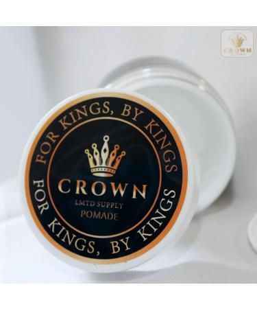 Crown Pomade for Men | Water-Based Hair Gel Strong Hold for 360 Waves | Easy Wash Wave Cream for Black Men - Buy Online on GoSupps.com