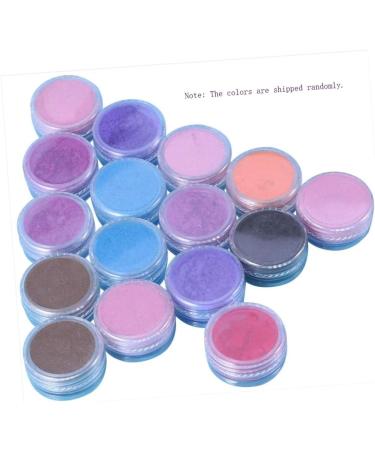 NUOBESTY 16pcs Eyeshadow Pigment & Glitter Powder Set - Highlighter & Nail Polish Flash Pigment for Stunning Eye Looks - Buy Online on GoSupps.com