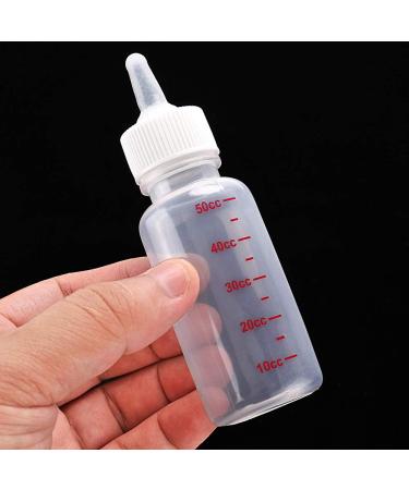 Gufastoe 5pcs Pet Feeding Original Silicone Nipple with Bottle for Puppy Dog Cat or Other Pets (Model 5) - Buy Online on GoSupps.com