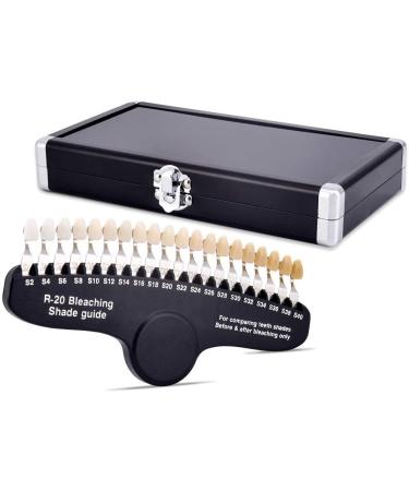 3D 20 Colors Teeth Whitening Shade Guide | Tooth Bleaching & Shade Comparison Set - Buy Online on GoSupps.com