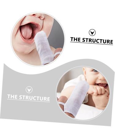 Anneomas 18-Piece Gauze Fingerlings Tools for Toddlers | Rubber Milk Stain Cleaning for Kids | Essential One-Way Finger Bed - Buy Online on GoSupps.com