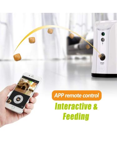 SKYMEE SM-02 Dog Camera Treat Dispenser | Two-Way Audio, Night Vision, Alexa Compatible - Buy Online on GoSupps.com