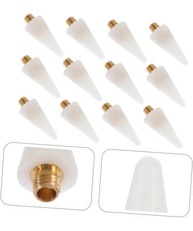 DOITOOL 12pcs Point Drilling Pen Wax Head Wax Replacement Tips Rhinestone Kit for Teeth Jewlery Wax Picker Small Mirrors for Crafts Transparent Glasses Case Jewelry White Nail Dot Pen - Buy Online on GoSupps.com