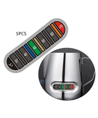 F fityle 5x Waterproof Thermometer Sticker - Self-Adhesive Strip for Aquariums Coffee Cups & Milk Jugs | Accurate 0-70 Color Change - Buy Online on GoSupps.com