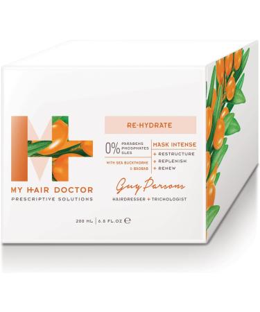 MY HAIR DOCTOR Hydrating Argan Oil Intense Re-Hydrate Hair Mask for Dry and Damaged Hair | Sulphate Free Vegan Hair Mask Intense Treatment 200 ml - Buy Online on GoSupps.com