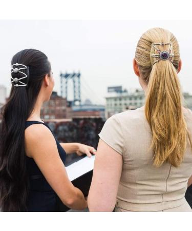 Fliyeong Vintage Beads Elastic Women Gift Lady Hair Styling Double Side Magic Comb Headwear Decor Creative and Useful - Buy Online on GoSupps.com