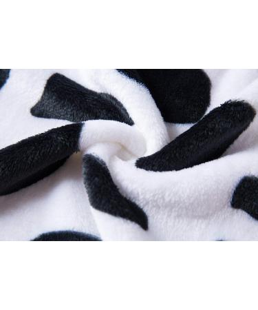 Buy XINNE Soft Bathrobe for Kids | Cute Cow Pattern Toddler Flannel Hoodie Sleepwear | Best for Boys & Girls - Buy Online on GoSupps.com