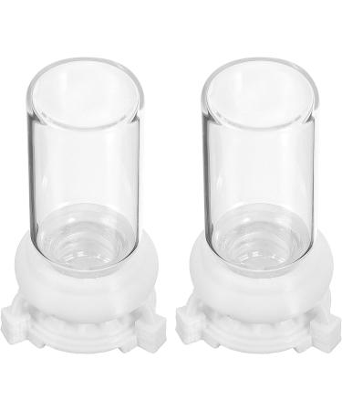 Yardwe 10ml Acrylic Mini Ant Water Feeder 2PCS - Transparent Farm Ant Feeding Box for Water & Sugar - Clear Ant Nest Micro Animal Liquid Feeder - Buy Online on GoSupps.com