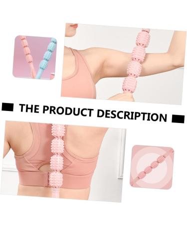 Lurrose 4-Wheel Yoga Stick | Deep Tissue Massage Roller | Muscle Relaxation | Eco-Friendly Fitness Tool - Buy Online on GoSupps.com