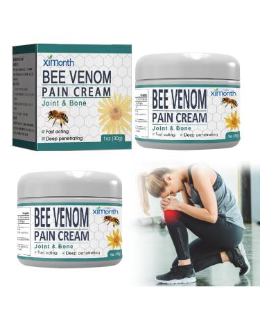 Beeengift pain cream 2 pieces bee venom cream bee engine ointment soothing cream bee venom care cones therapy cream professional soothing gel for joint and bone therapy