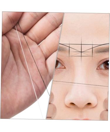 Baluue 6 Pcs White Accessories Eyebrow Mapping Wire Ruler Nylon Convenient Eyebrow Ruler 1.7x1.7cmx3pcs As Shownx3pcs - Buy Online on GoSupps.com