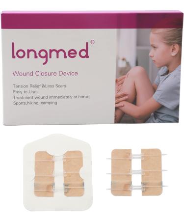 Emergency Waterproof Butterfly Bandages - Adhesive Wound Closure Strips for First Aid | 2 Pack - No Stitches Needed - Buy Online on GoSupps.com