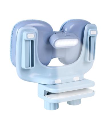 Sitting Posture Corrector for Kids Children Writing Sitting Posture Corrector with Light - Height Adjustable Soft Double Nap Pillow Writing Posture Trainer Clipped On Desk Prevention Eyesight Light Blue2 - Buy Online on GoSupps.com