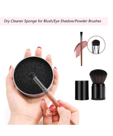 Hongecb Professional Make-Up Brush Cleaner - Quick Color Change Sponge Tool Set (3PCs) for Easy Dry Cleaning - Compact Storage Can Included - Buy Online on GoSupps.com
