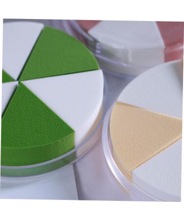 Set of 2 triangle make-up sponge make-up powder puff make-up for the face face sponge face powder make-up wedges powder dry touch wet and dry