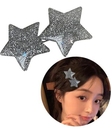 XIAHIOPT Sequins Star Claw Clip for Women Cool Girl Hair UpdoHair Styling Accessory for Thin Hair French Jaw Clip Black Star Grab - Buy Online on GoSupps.com