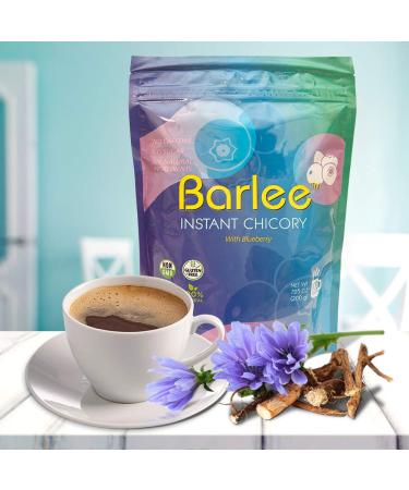 BARLEE Blueberry Chicory Root Powder Coffee Alternative - 2 Pack (14.1 OZ) Caffeine-Free Instant Chicory Coffee Substitute - Sugar-Free Beverage Blend - Buy Online on GoSupps.com