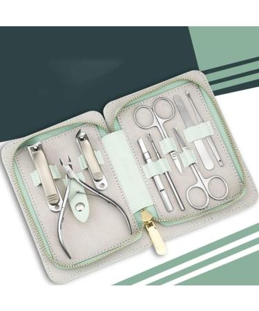 Nail Clipper Set 9-Piece Stainless Steel Nail Set Home Professional Pedicure Nail Set Portable Travel Beauty Set with Portable Fashion Bag Nail Clipper Kit (Color : Pink) - Buy Online on GoSupps.com