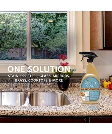 Granite Gold Home Care Collection - Streak-Free Cleaning for Granite, Marble, Travertine, Quartz & More - 24oz 4-Pack - Buy Online on GoSupps.com
