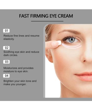  homomdy Eye Tightener Cream Instant Reduces Dark Circles Under Eye Bags & Puffiness Anti- Wrinkle Eye Cream for Firming and Moisturizer Smooth Fine Lines Anti-Aging for All Skin Types (2pcs) - Buy Online on GoSupps.com