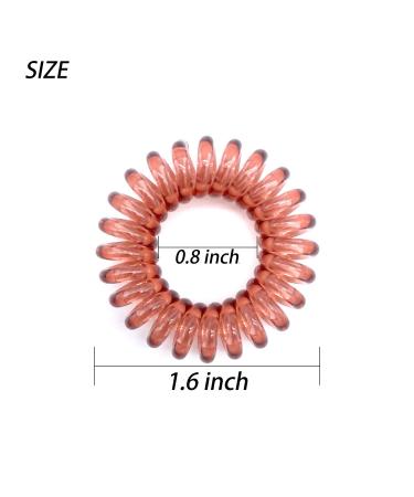 36pcs Spiral Hair Bands - Telephone Cord Hair Spirals & Ponytail Holders for Women | Durable & Stylish Hair Accessories - Buy Online on GoSupps.com